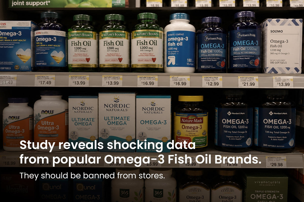 Most Omega-3 Fish Oil Supplements Are Rancid: Study Reveals Shocking Data