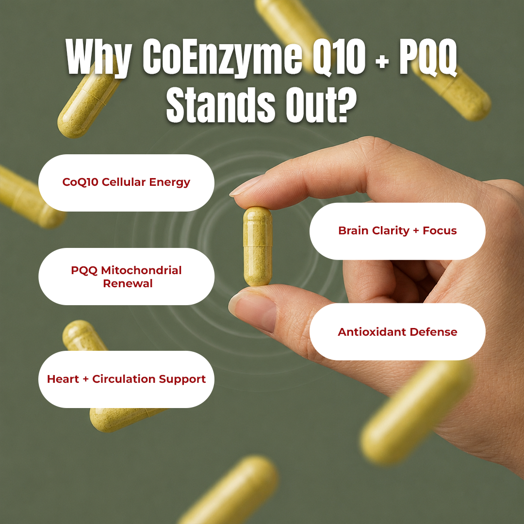 CoEnzyme Q10 + PQQ