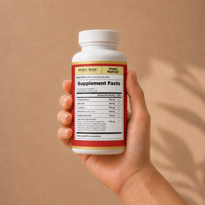 Super MemX2 nutrition facts label